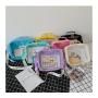 Fashion shoulder bag ita backpack hot selling clear window PVC ita bag custom
