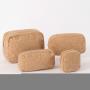 Portable Eco Friendly S M L XL Soft Teddy Zipper Makeup Bag Custom Sherpa Velvet Pouch Women Fluff organizer Cosmetic Bag