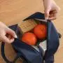 ZWY040 Fashion Handheld Insulated Lunch Bag Outdoor Picnic Work Waterproof Lunch Bag Aluminum Foil Thickened Simple Handbag