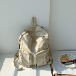 2023 Fashion Multiple Pockets Large Capacity Girl Back Pack Bag Travel Zipper Ladies Backpacks PU Leather Backpacks for Women