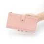 ZR286 New Women's Simple Solid Color Wallet Large Capacity Multifunctional Handbag Zipper Zero Wallet Long Wallet