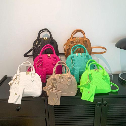 Candy Color Female 2024 New Fashion Retro Tote Shell Bag Casual Single Shoulder Crossbody Bag Female