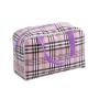 Professional Manufacturer Fashion Lattice Makeup Cosmetic Case Bag PU Leather Makeup Bag