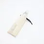 Custom Logo Printed Long Cotton Gift Cosmetic Bag High End Organic Gift Cosmetic Cotton Pouch