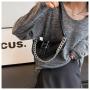 Niche Personality Design Crescent Sweet Cool Spice Girl 2024 New Advanced Chain Single Shoulder Underarm Bag