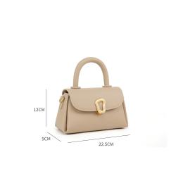 2024 Hot Sale Famous Brand Stitching Matching Color Ladies Hand Bags Metal Buckle Custom Logo Flap Womens Handbags