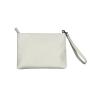 Pure Milky Ivory White Secure Smell-Proof Pouch with Combo Lock for Your Valuables and Accessories