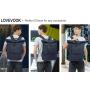 LOVEVOOK factory women's rolltop school bags outdoor man travel sports rucksack fashion gym laptop backpack with cooler pocket