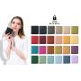 ZF212 New Ultra-thin Ladies Short Wallet Multifunctional Korean Version of The Simple PU Coin Purse Money Clip