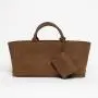Customize Luxury Stylish Large Capacity Suede Womens Tote Bags With Pouch Fashion Vegan Leather Custom Logo Womens Handbags