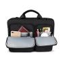 HR739 Laptop Handbag Large Front Pocket Storage Accessories Polyester Protective Briefcase Lint Business Office Document Bag