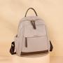 Little Bear Pendant Backpack Women Large Capacity School Bag for Girls Pure Color Ladies Backpack JY220826 Waterproof OEM Daily