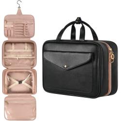Private Label Cosmetic Bags Layers Quilted Portable Beauty Storage Bags Organization Travel Multiple Waterproof Toiletry Handbag