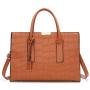 2024 new handbag solid color ladies Pu leather large capacity fashion simple tote bag