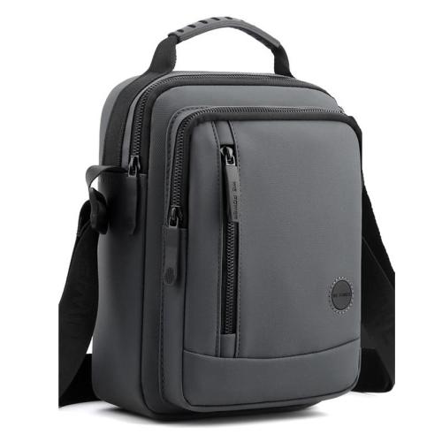 HR220 New Polyester Men's Shoulder Bag Fashion Casual Handheld Crossbody Bag Outdoor Sports Vertical Square Style Boy's Bag