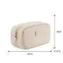 ODM OEM NEW Arrival 2023 Aopiya wholesale custom PU leather open flat cosmetic bag custom logo