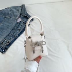 Bow Tie Designer Handbag Wholesale Metal Chain Women Fashion Handbags Pure Color Quality Handbags