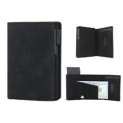 Custom Minimalist Wallet for Men Smart Slim Wallet with ID Window Money Pocket Pop Up Card Holder RFID Blocking Wallet