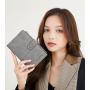 ZF222 PU Document Bag RFID Travel Passport Jacket Wallet Long Anti-theft Swipe Card Bag Multifunctional Waterproof Handheld Bag