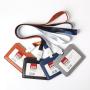 KT003 Wholesale Identity Badge Lanyard Plastic Work ID Neck Strap Card Bus Holders Work Card Bus Access Student Card Holder