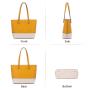 Lovevook brand custom handbags 3 pcs set OEM ODM design fashion tote bag women purses and handbags ladies hand bags for women