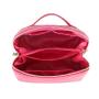 Fashion Design PU Vegan Leather Cosmetic Pouch RPET Small Makeup Bag