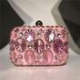 Custom New Handmade Double Sided Water Diamond Beaded Party Women's Handbag clutch bags elegant evening bags