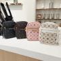 Printed mobile phone bag for women 2024 ladies shoulder bag new small square bag pu leather printing sac pour femme
