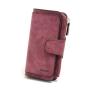 ZF315 Scrub PU Leather Women Wallet Long Multi Card Position Large Capacity Coin Purse Bag Pouch High Grade Clutch Bag