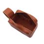 New Personalized Leather Travel Toiletry Bag Large Travel Bathroom Shaving Dopp Kit Large Cosmetic Travel Bag Waterproof