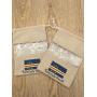 Promotional Jute Drawstring Gift Bag With Transparent PVC Window