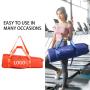 OEM Custom Women Men Tote Carry Travel Duffle Bag Yoga Mat Fitness Sport Duffel Gym Bag with Shoe Pocket