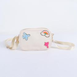 Low MOQ Waterproof Sling Crossbody Bag Nylon Zipper Travel Pouch Waist Bag Custom Shoulder Messenger Crossbody Bag Women