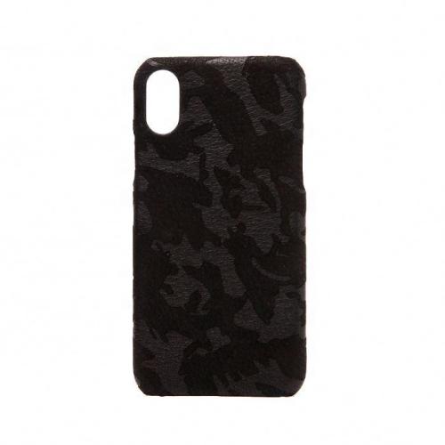 Wholesale  Genuine Calfskin Leather Phone Cover Black Phone Case Protector