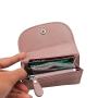 Custom coin wallet eco-friendly soft pu leather beautiful women coin purse