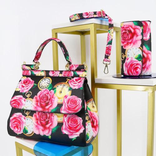 top selling textures handbag for women cute luxury printing ladies bags chicken tracks designer bags wholesale supplier 28 cm