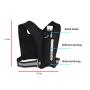 ZF235 New Outdoor Running Backpack Sports Reflective Fitted Vest Bag Neoprene Hiking Water Bottle Backpack