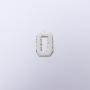 Keymay RTS Stock DIY Personalized 6.2cm Height Gold Glitter White Black Self Adhesive Sticky Embroidery Chenille Number Patches