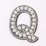 Custom High Quality Stock Low MOQ Sticker Designer Embroidered Letter Patches