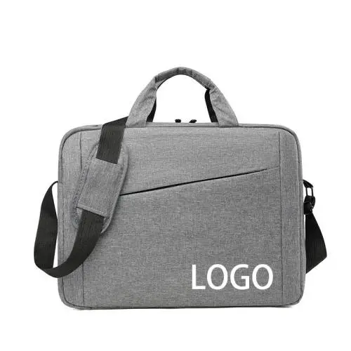Custom Logo Waterproof Lightweight Men's Shoulder Bag Travel Work School 15.6-inch Laptop Case Bag Protective Bag