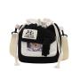 High Quality Women Crossbody Bag Drawstring Pouch Pin Display Custom Ita Bag