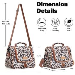 Wholesale Private Label Insulated Lunch Bag for Women Reusable Lunch Box Cute Cooler Tote for Work Picnic or Travel