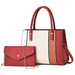 High Quality Carteras Para Mujer 2 Pcs Set Handbag Leather Crossbody Bag Vegan Leather Bag For Women