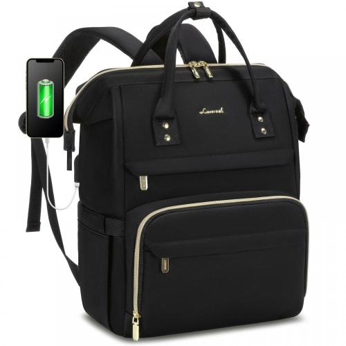 LOVEVOOK Fashion High quality Waterproof Laptop Bag School Bookbag Carry on Teacher Nurse Daypack Travel Women Laptop Backpack