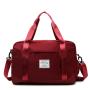 Custom Logo Sport Travel Duffel Bag Waterproof Duffel Gym Tote Bag Weekender Carry on Overnight Bags for Women