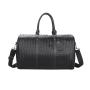 2021 Multifunctional woven pu braided leather satchels men waterproof large duffle bag travel hand bag sac de voyage