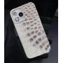 Custom Genuine Crocodile Leather Phones Case Customized Croco Croc Skin Protective Mobile Cover For Iphone 12 13 14 15 Pro Max
