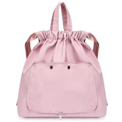HR625 Women Backpack New Dry Wet Separation Drawstring Backpack Lightweight Folding Strap Bag Women's Storage Fitness Sports Bag