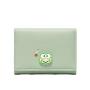 HR310 New INS Mini Personalized Cute Animal Decoration Leather Wallet Version Women's Cross Border Short Three Fold Wallet Purse
