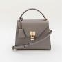 2024 Retro New Style Premium Texture Women Cream Color Pu Leather Square Handbags Hot Selling Shoulder Bags For Ladies